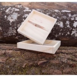 Barquette bois 500g basse